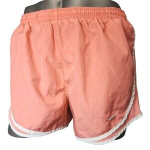 Women's Nike Dri-Fit Modern Tempo Running Shorts Peach Pink Medium Lined Athleti